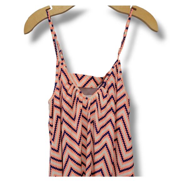 Pink Stitch Women’s Chevron Spaghetti Strap Maxi Dress size 4 - Picture 3 of 8